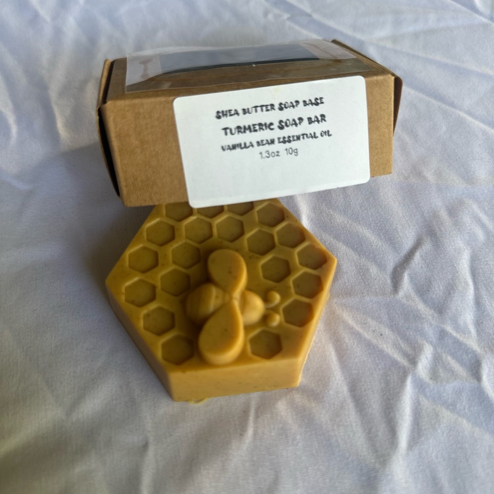 Turmeric Soap Bar with Shea Butter - Yellow
